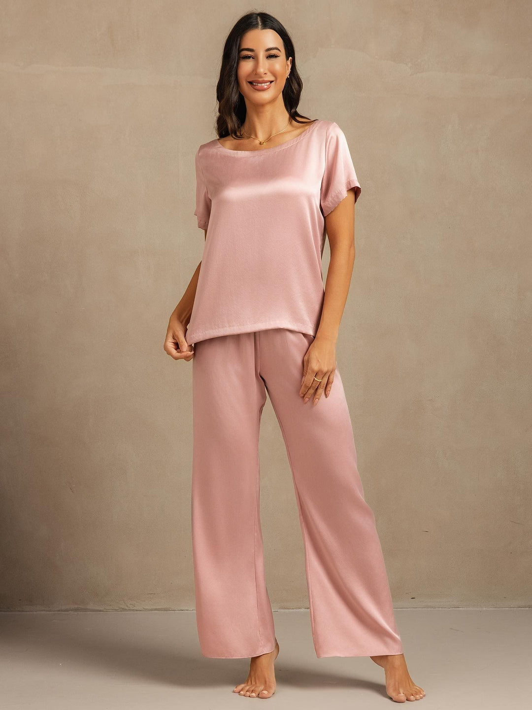 19Momme Women's Washable Silk Short Sleeve Pyjamas Set