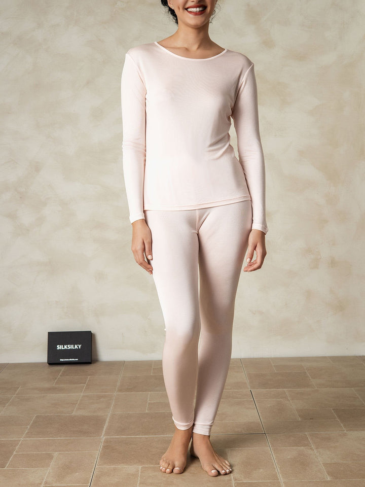 Women's Silk Jersey Long Sleeve Long Johns