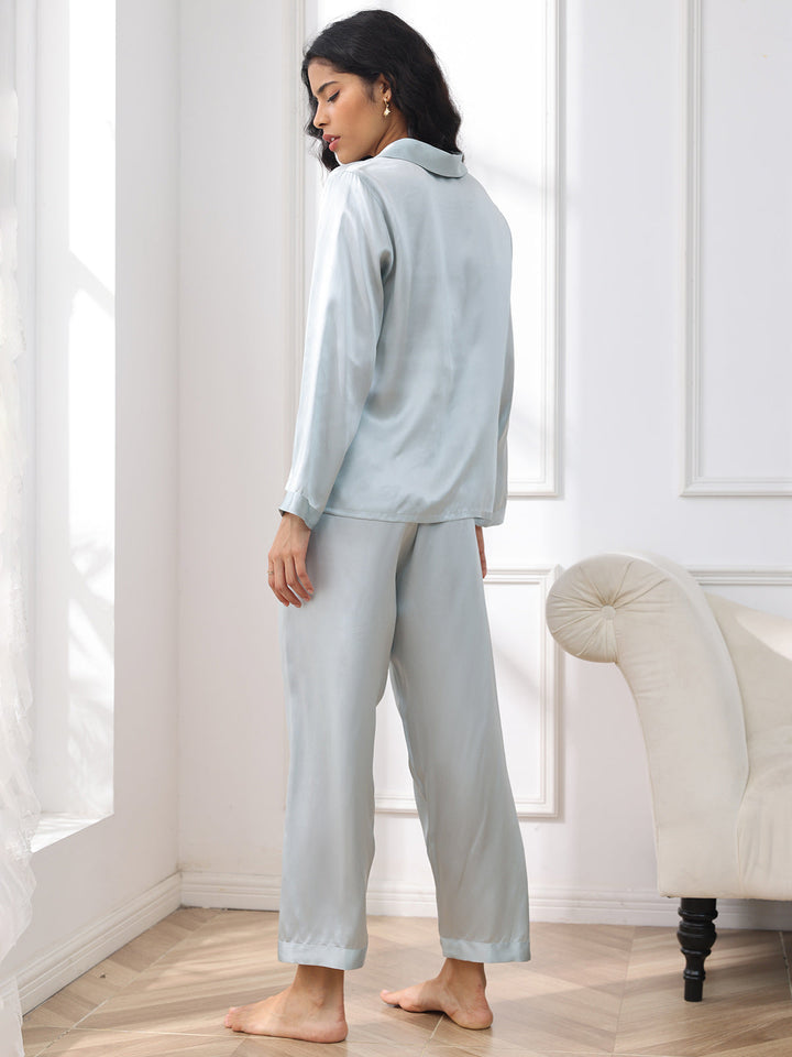 Pure Silk Long Sleeve Women's Pyjamas Set