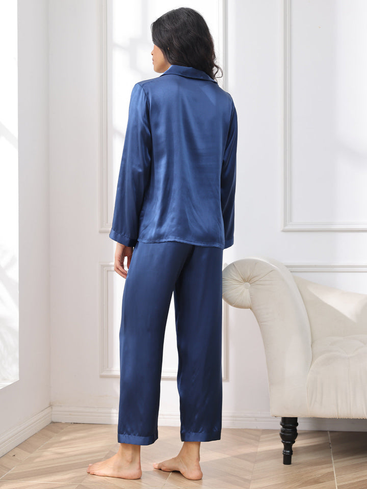 Women's Pure Silk Long Sleeve Pyjamas Set