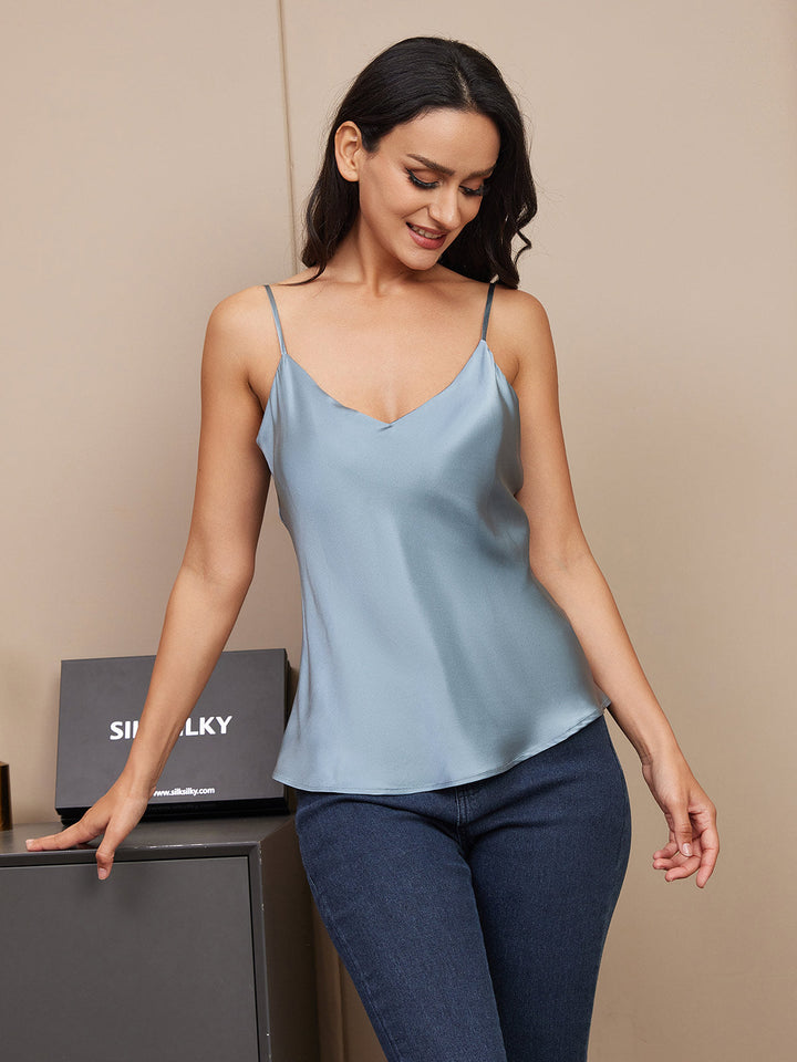 Pure Silk V Neck Camisoles