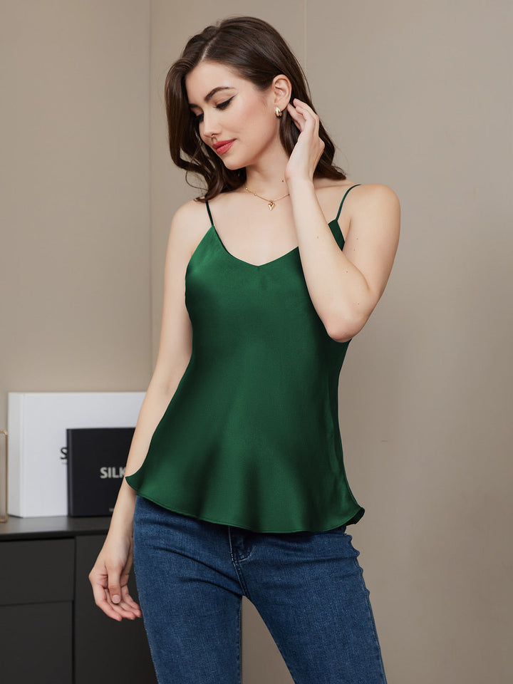 Pure Silk V Neck Camisoles